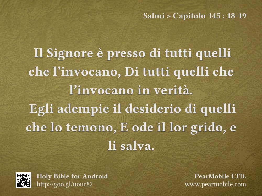 Salmi, Capitolo 145:18-19